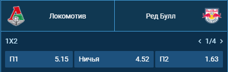 Локомотив – Ред Булл