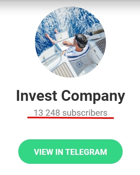 Канал Invest Company в Телеграм