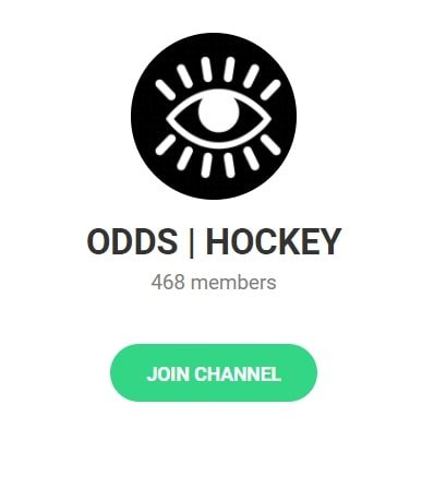 Каппер Odds Hockey в Телеграмм