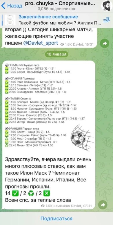 Как работает каппер Davlet sport