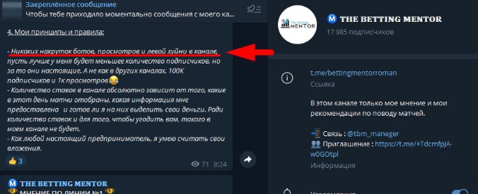 Telegram The Betting Mentor