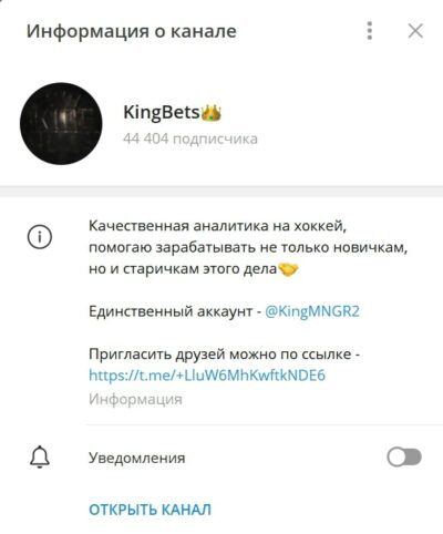 Телеграмм KingBets