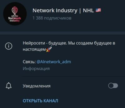 Network Industry информация о канале