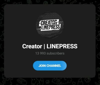 Creator LINEPRESS телеграм