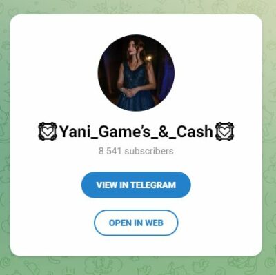 Yani_Game’s_&_Cash в телеграм