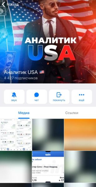 Аналитик USA телеграмм