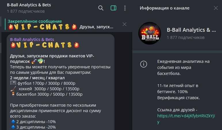 B-Ball Analytics телеграм пост